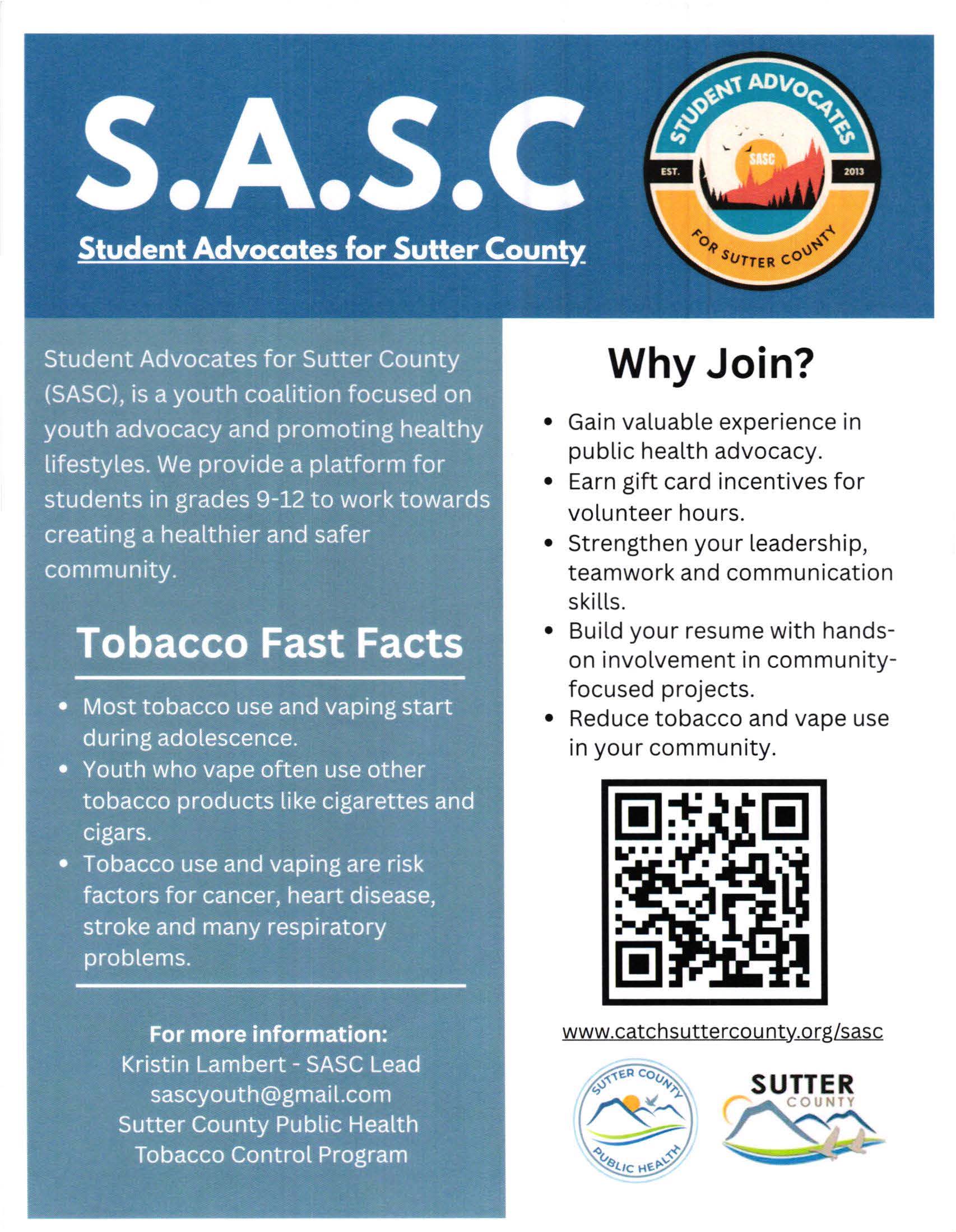 Student Advocates for Sutter County